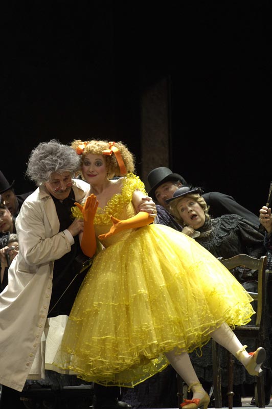 Acte II (Olympia), Christian Jean (Spalanzani), Milagros Poblador (Olympia) 