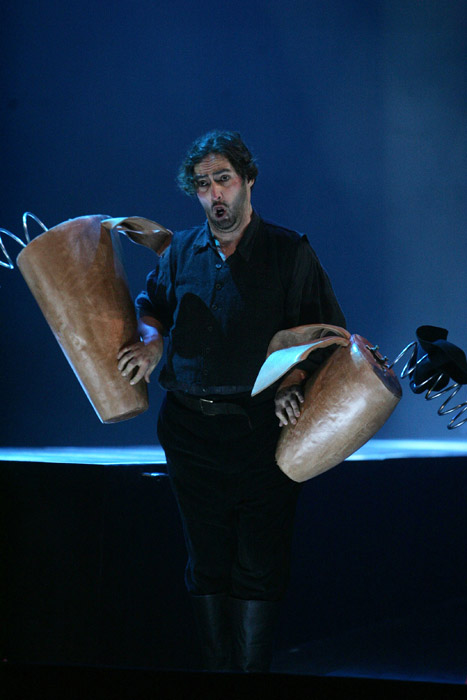 Acte IV,  Luiz Molz (Sancho Pana), Jules Massenet, "Don Quichotte", Ljubljana 2007