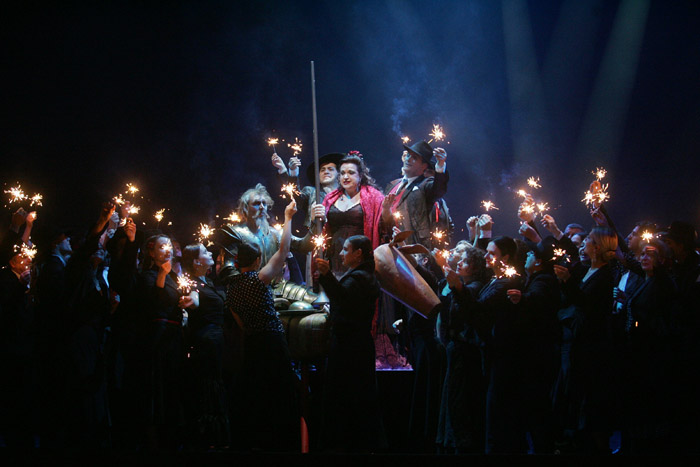 Acte IV, Konstantin Gorny (Don Quichotte), Mirjam Kalin (Dulcine), Jules Massenet, "Don Quichotte", Ljubljana 2007