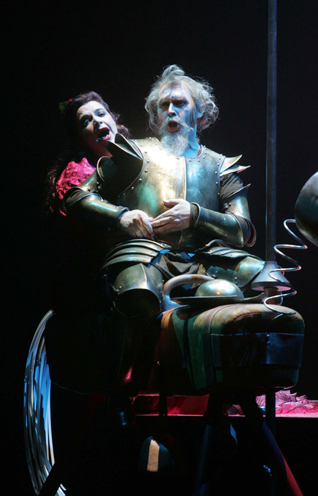 Acte IV, Mirjam Kalin (Dulcine),  Konstantin Gorny (Don Quichotte), Jules Massenet, "Don Quichotte", Ljubljana 2007